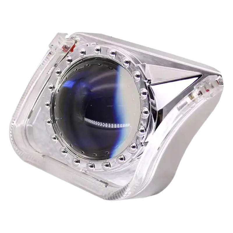 2,5 pulgadas oblicua U pantalla integrada tipo de guía de luz resalte universal luz diurna Ángel ojo cubierta decorativa universal