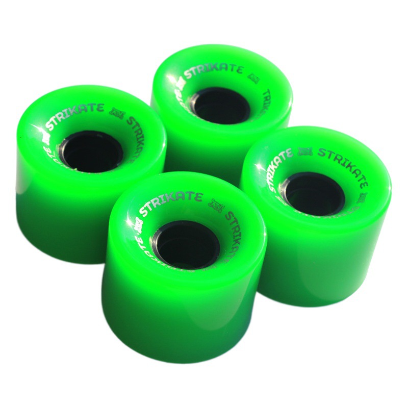 STRIKATE60X45mm four-wheel Pu wheel skateboard wheel Brush Street wheel surf wheel banana long plate wheel 78A printing