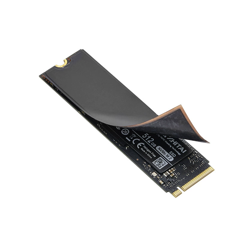 Двусторонний Графеновый радиатор для жесткого диска M.2 2280 Жилет для рассеивания тепла из чистой меди M.2 Радиатор для ноутбука