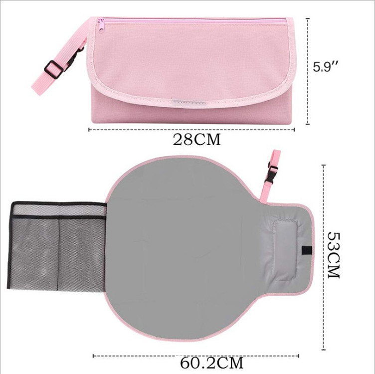 New Winter Waterproof Diaper Bag, Baby Diaper Pad for Outing, Hanging Stroller Bag, Satchel Mommy Bag