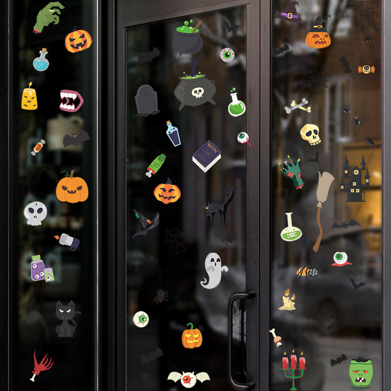 Wholesale Cartoon Halloween Pattern Wall Sticker Nihaojewelry display picture 5