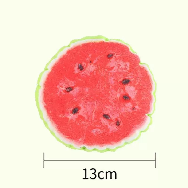 Plush vocal watermelon