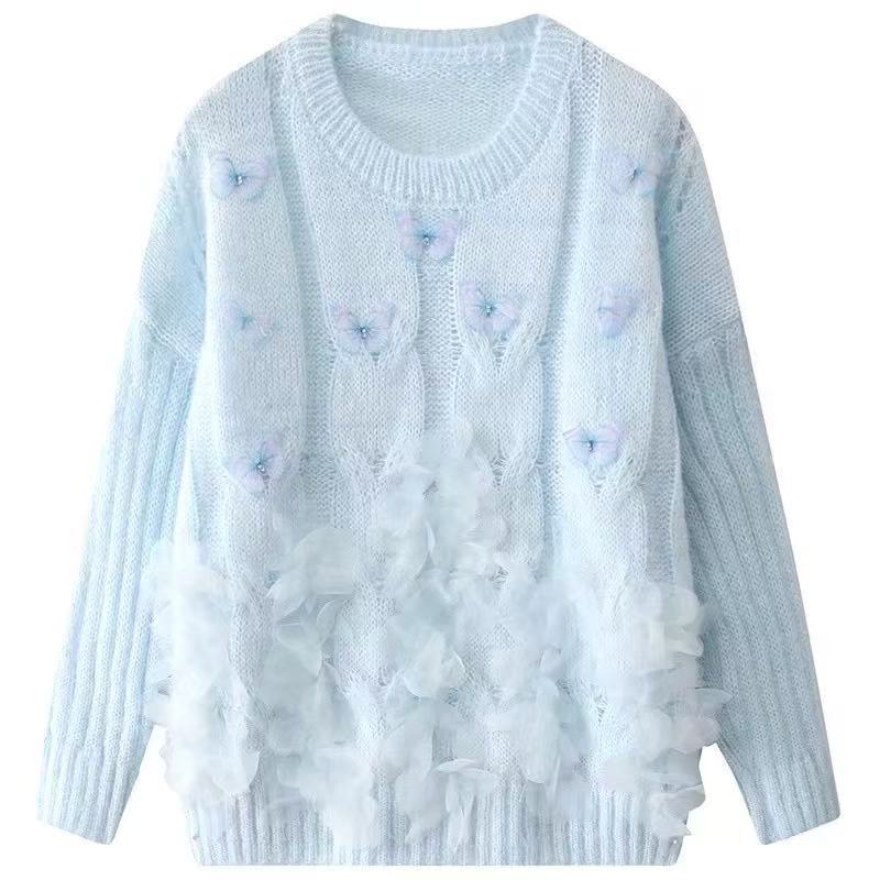 2025春装新款休闲时尚温柔风慵懒甜美设计感别致百搭气质洋气女衣