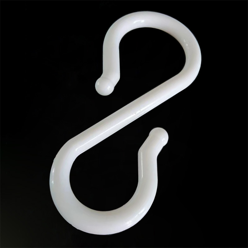 S-shaped hook plastic storage luggage clothing store door kitchen small net socks clothes bathroom non-slip paper display hook