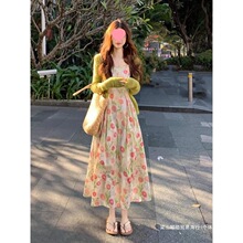 6��ʽ��С����ѩ���Lȹ�Gɫ�黨�����B��ȹ�ɼ����bŮ�ı���