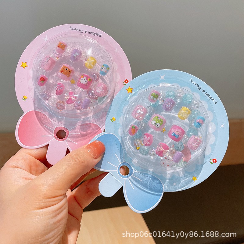Creative children's beaded bracelet for nails