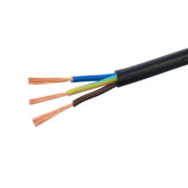 跨境印尼SNI认证3*0.75mm2黑色电源线电线