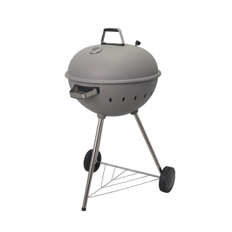 22,5 pulgadas de fondo profundo de tres patas de carbón de combustión secundaria parrilla de barbacoa sin humo horno de manzana BBQ horno de cocción de cocción estadounidense