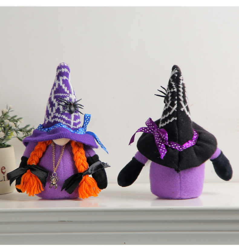 Halloween arctalan vámpír baba díszek pókdenevér baba party jelmez kellékek_voghion.com