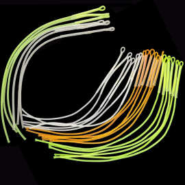 跨境飞蝇鱼线钓组前导线接头线尼龙飞钓主线编织连接线圈现货批发