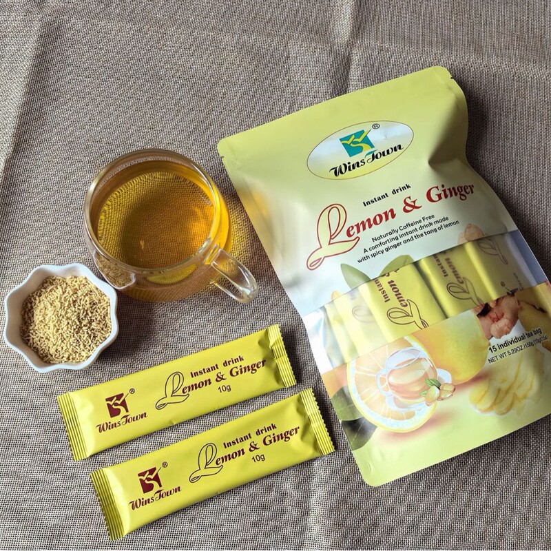 Cross-Border E-Commerce Lemon Ginger Tea Lemon and Ginger Tea Stimulate Appetite