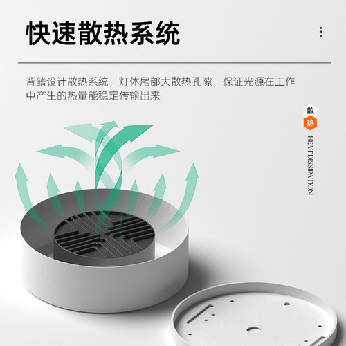 Ultra-thin surface-mounted anti-glare downlight spotlights for guest restaurants, bedrooms and home bold lamps round smart ceiling main lights