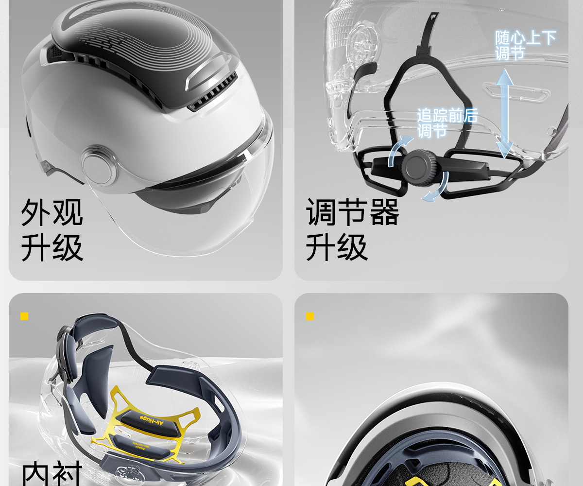 Two Little Bees 3C Certified Electric Motorcycle Helmet