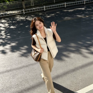 订单款 厚款韩版休闲款高品质秋冬 羽绒服马甲0921-152