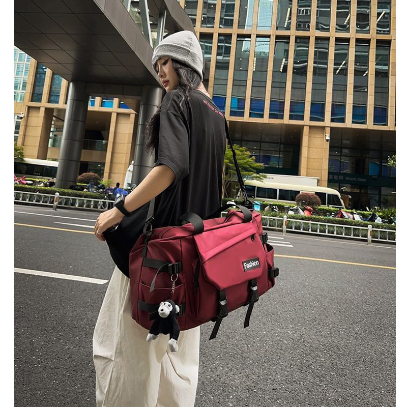 复古潮流手提旅行包新款干湿分离运动游泳健身包大容量收纳行李包