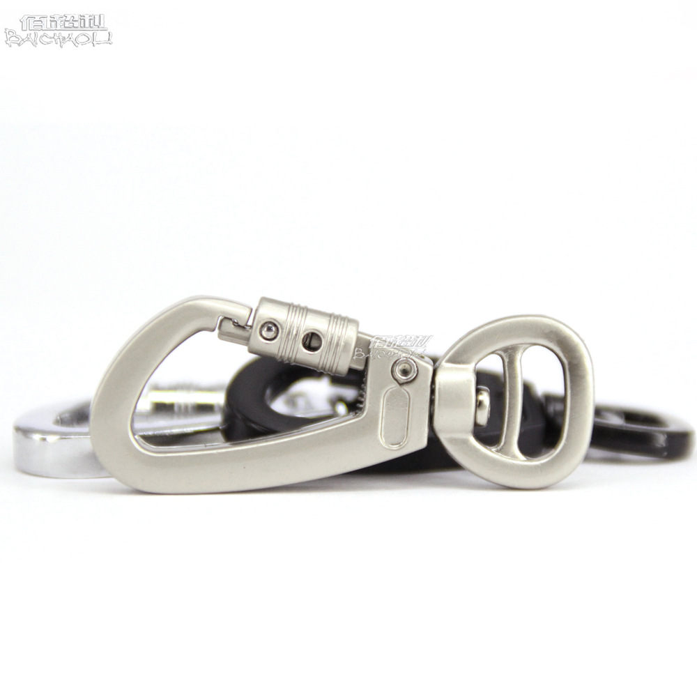 Bai Chao S12 round tail dog buckle zinc alloy spring hook rotatable lock pet traction metal accessories