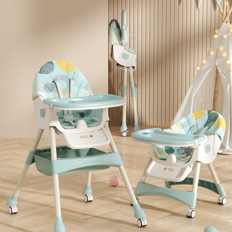 Silla de comedor para bebés multifuncional ajustable silla de comedor para bebés mesa de comedor silla portátil reclinable doméstica