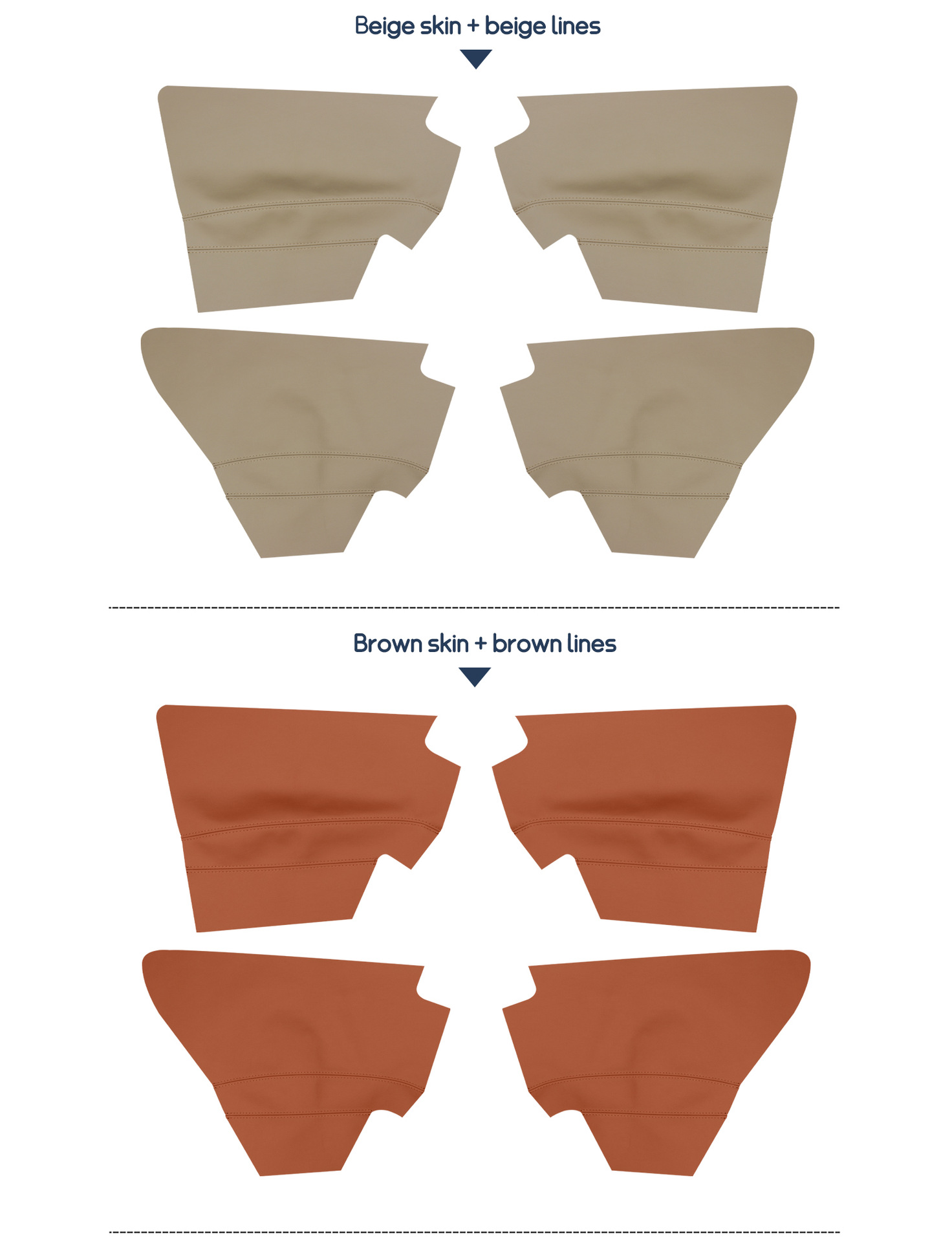 Toyota RAV4 13-19 Car Door Panel Leather Interior Modification