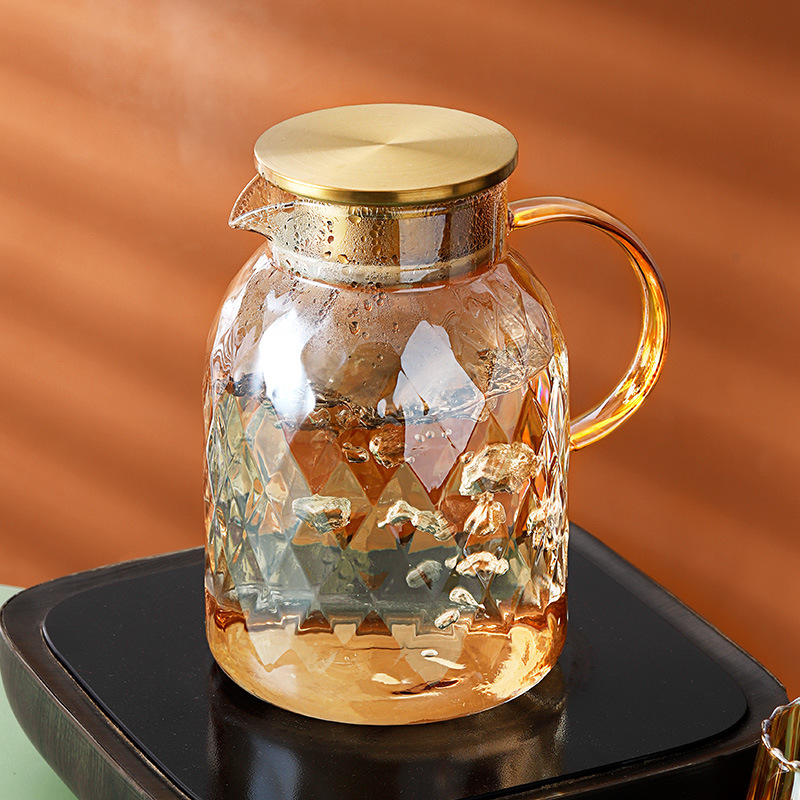 Glass explosion-proof capacious tea for home use for living room