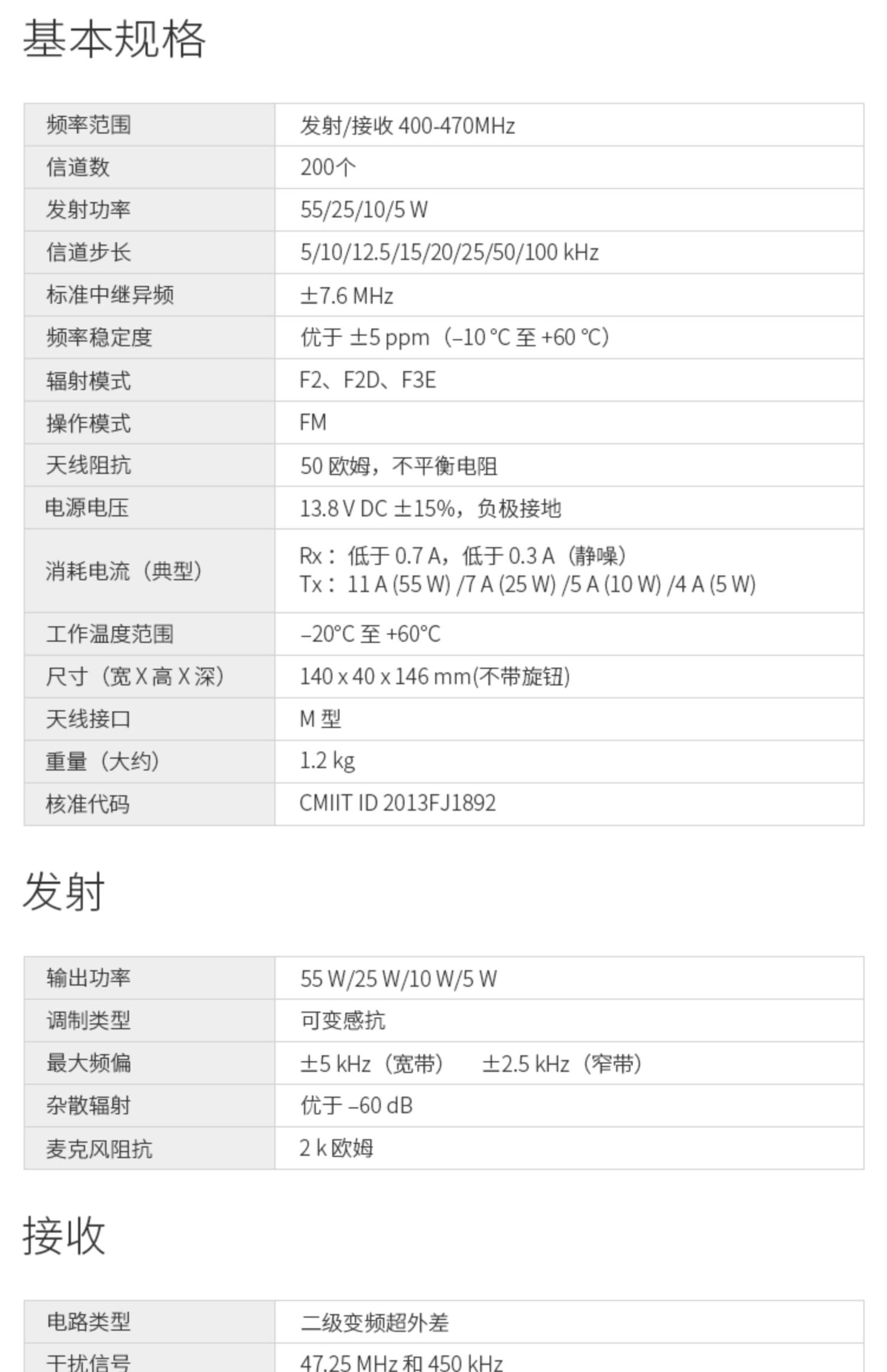 Yamato Ft-1907R 55W High-Power Vehicle-Mounted Walkie-Talkie, Standard Configuration for Japanese Vehicle Radios