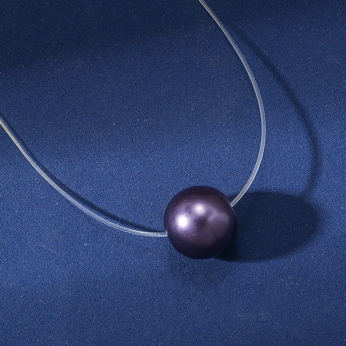 Necklace Classification Simple Style Solid Color Artificial Pearl Resin Women's Necklace