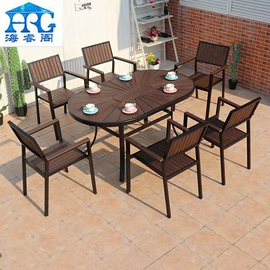 户外金属桌椅;藤编桌椅;户外实木桌椅