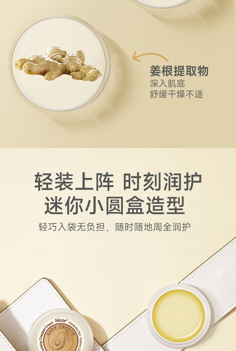 Nicor Moisturizing and Nourishing Chapping Cream, Hand Cream, Foot Cream, Frost Crack Protection, Healing, Anti-Drying, Anti-Freezing, Moisturizing and Repairing Cream undefined