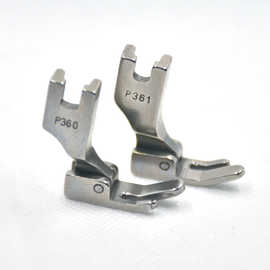 平车缝纫机拉链小压脚 大小边窄单边P361 P360压脚平缝机全钢压脚