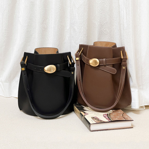 High version vegetable basket genuine leather women's bag large capacity bucket bag single shoulder crossbody bag women's cowhide handheld flower basket bag