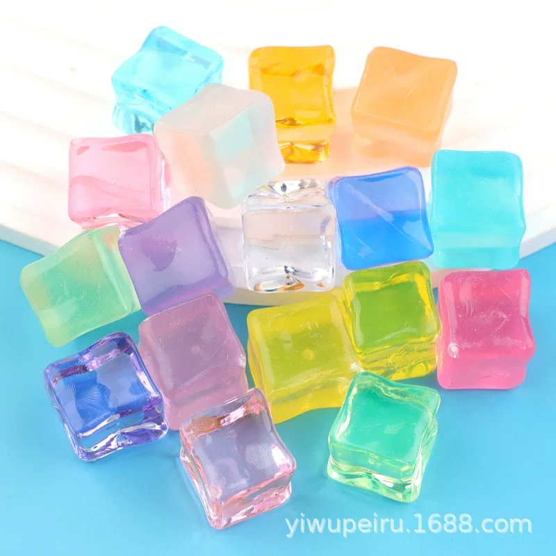 Acrylic transparent ice cubes, square night light, accessory, accessories, DIY