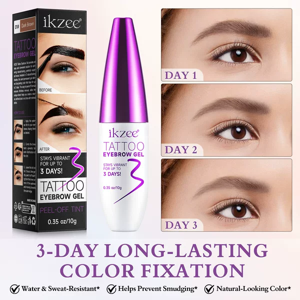 Cross-Border Ikzee Peel-Off Eyebrow Cream, Multi-Color, 10g
