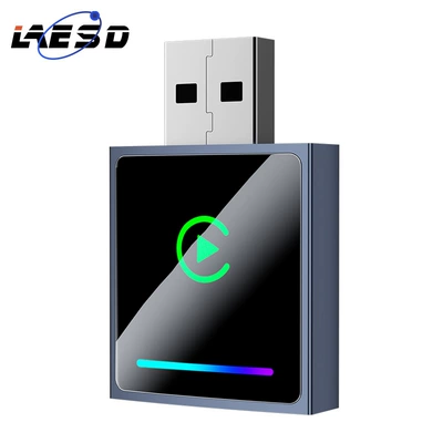 Hot Selling Wireless Carply Box Smart Car-Machine Interconnection Adapter 2in1 Android Autocarplay Box (Simsiz CarPlay və Android Auto) - q1au-metal-glass-wireless-carplay-plus-android-auto-2-in-1-only-suitable-for-overseas-systems
