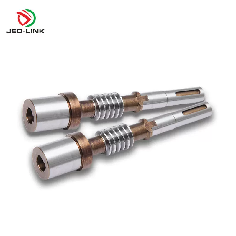 专业生产自动门升降机用蜗轮蜗杆  加工定制数控旋风铣螺纹蜗杆轴