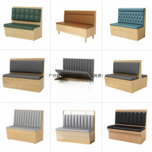 商用卡座沙发餐饮店储物卡座汉堡小吃面馆快餐茶楼西餐厅靠墙卡座