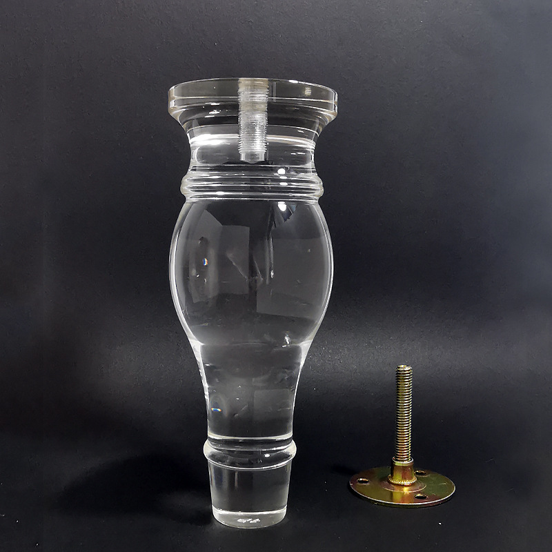 【欧美风格 热销5000件】亚克力沙发柜茶几脚 有机玻璃水晶家具脚
