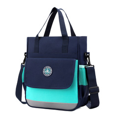 Logo printed tutoring class tutorial bag wholesale large capacity children's portable shoulder bag art class tutoring bag