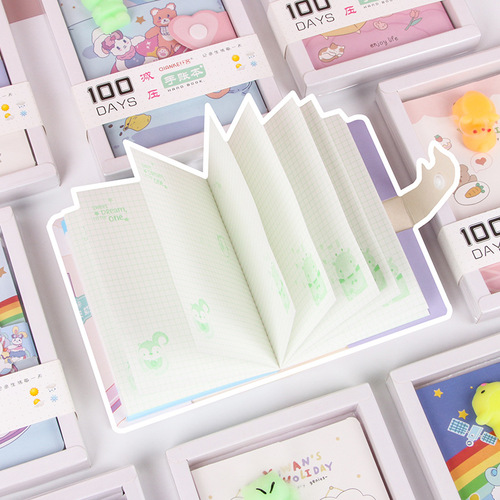 Cute decompression notebook, creative notebook, decompression student notebook, children's gift stationery book wholesale