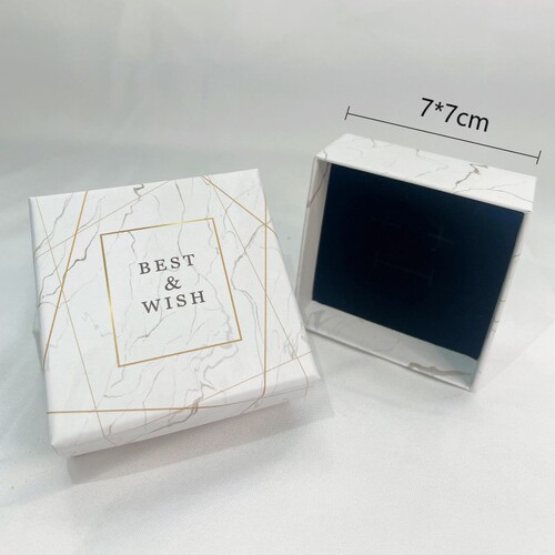 [Single shot, no delivery] Jewelry box, marble series paper gift box, handbag, dropshipping