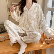 喜月新款夏季仿棉带可拆卸胸垫月子服2025孕妇产后哺乳衣两件套装