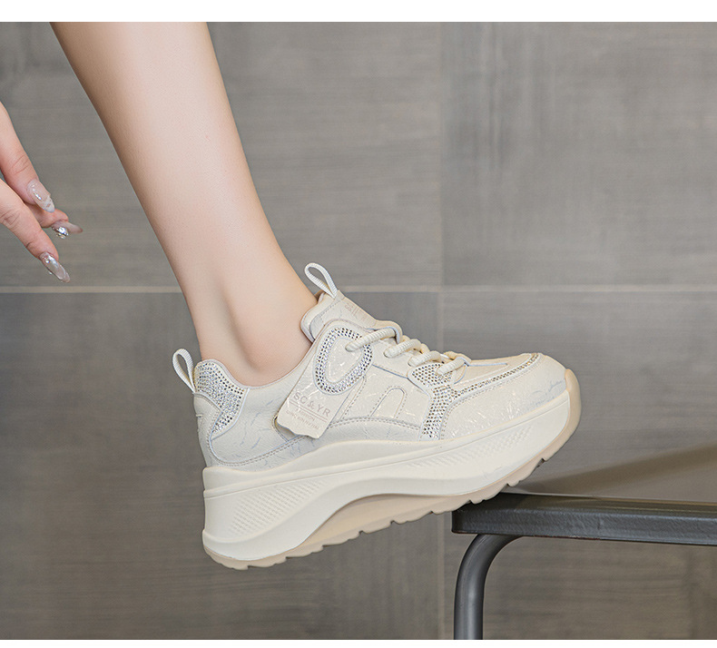 Giày sneaker nữ đế dày phong cách cổ điển Forrest Gump, thời trang đa năng, phù hợp mọi dáng người — M2975 đơn màu xám, M2975-1 plus nhung xám, M2975 lớp lót đơn màu be, M2975-1 plus nhung màu be chi tiết 18