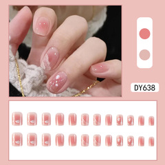 Glittery and Flirty Nail Stickers - Detachable Wearable Nails - Wholesale - Summer Vibes - Fresh and Gentle Nail Art Sheets for Instagram