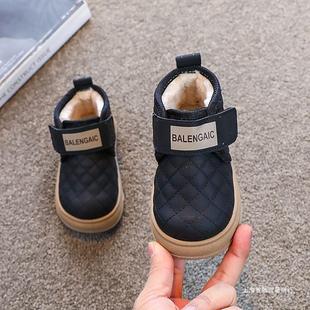 2023 winter new children's shoes children's boots boys martin boots baby cotton shoes girls short boots snow cotton boots