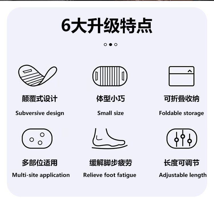 Car Long-Distance Travel Leg Rest for Rear Seats, Suitable for Children and Adults, Travel Self-Driving Car Footrest, Business Rest Essential
