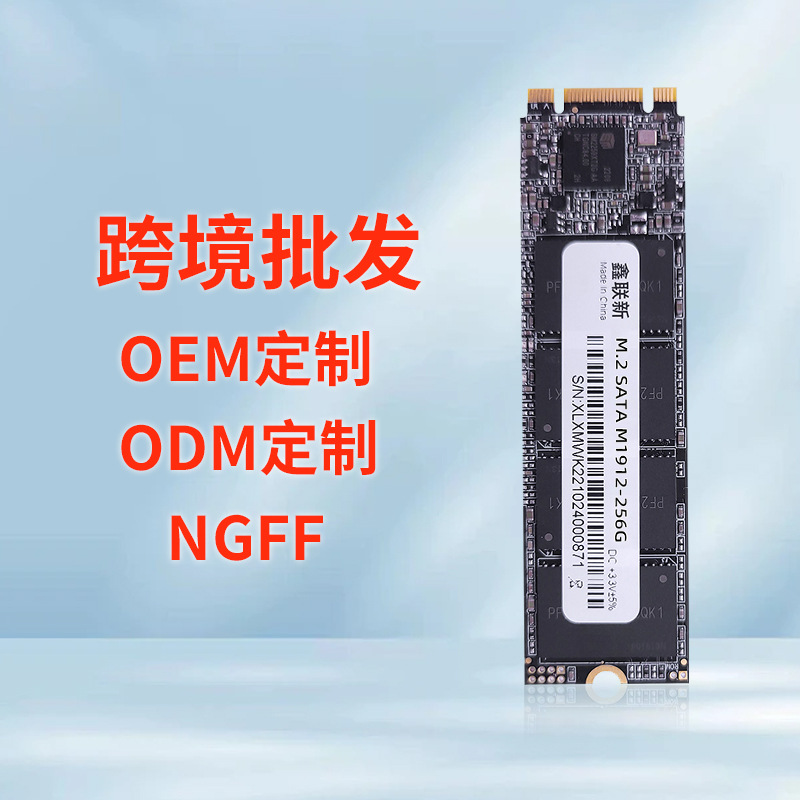 Cross-Border Wholesale Solid State Drive Ngff M2 Interface 256Gb 12Gb 1Tb Laptop Sata Ssd
