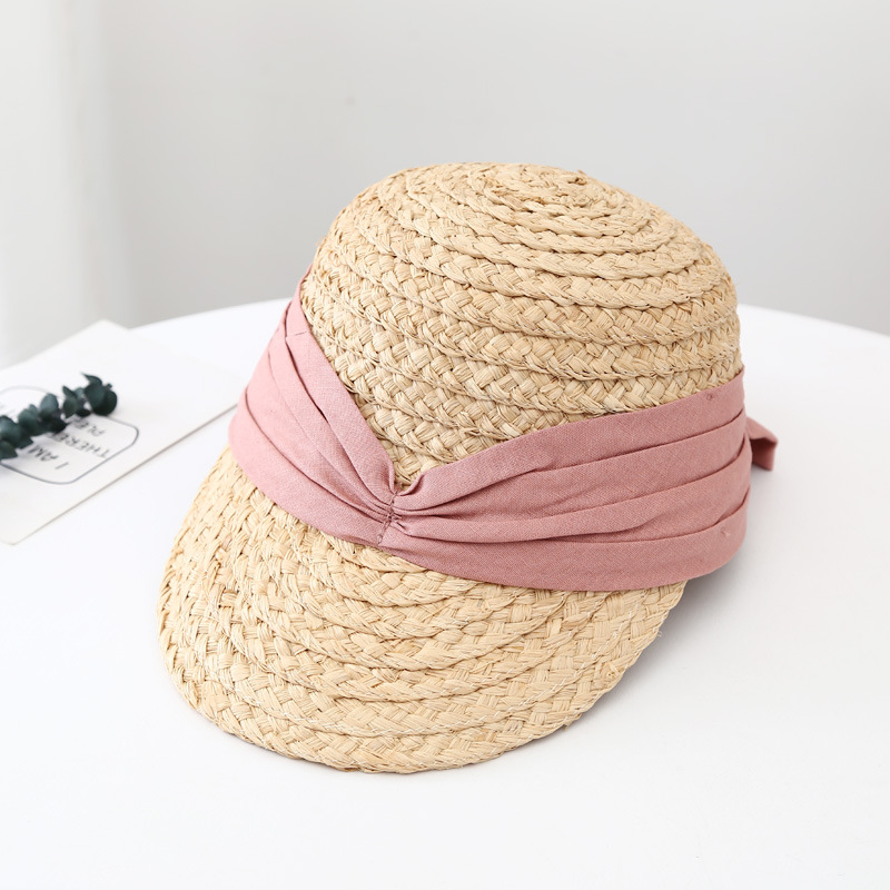 Korean Casual Raffia Straw Peaked Hat Female Sunshade Sun Hat display picture 6