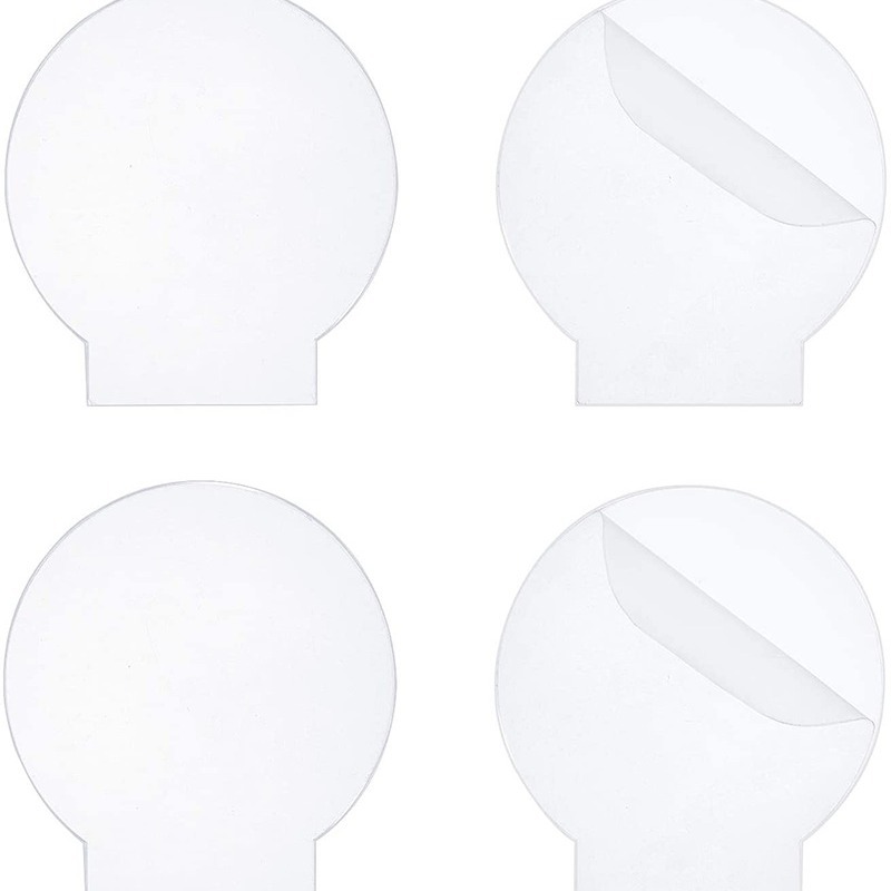 2mm透明圆形灯板亚马逊DIY展示适用于LED灯空白亚克力板 热卖