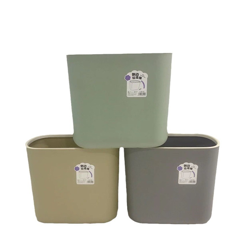 Papelera de plástico simple para cocina, cubo de almacenamiento para cáscaras de frutas, venta al por mayor.