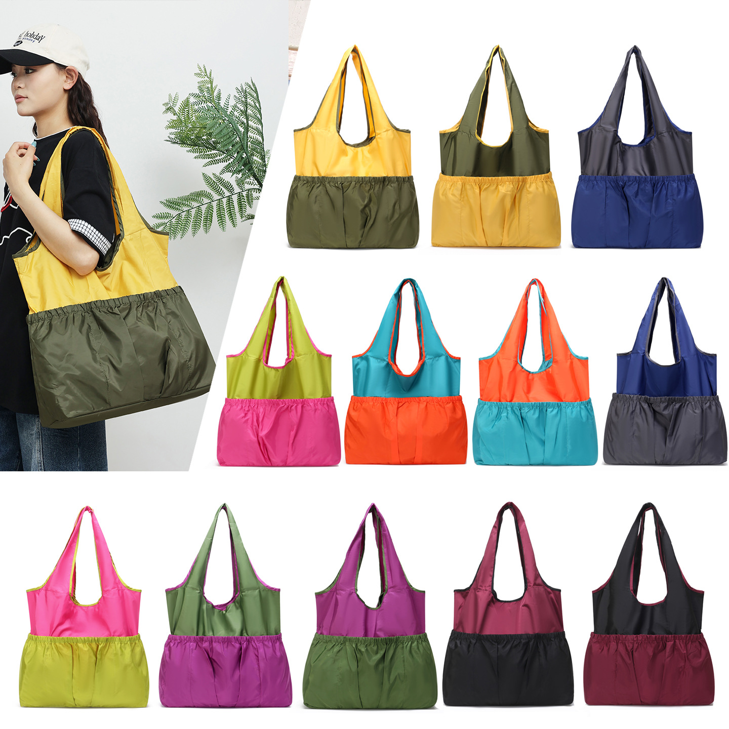 waterproof capacious shopping bag