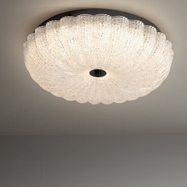 All-Copper Italian Minimalist Living Room Lamp Ceiling Lamp Modern Simple Light Luxury High-End Full-Spectrum Bedroom Home Lamps