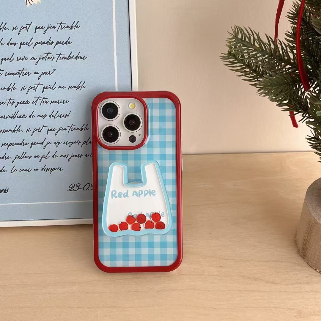 Ins estilo coreano lindo oso de línea para 15ProMax nuevo iPhone 14 Apple 13P funda para teléfono móvil 12 mujeres